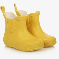 Yellow Short Rain Boots